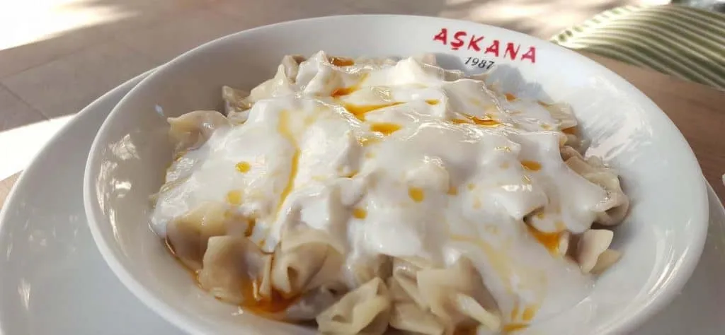 Mantı at Aşkana Mantı in Istanbul