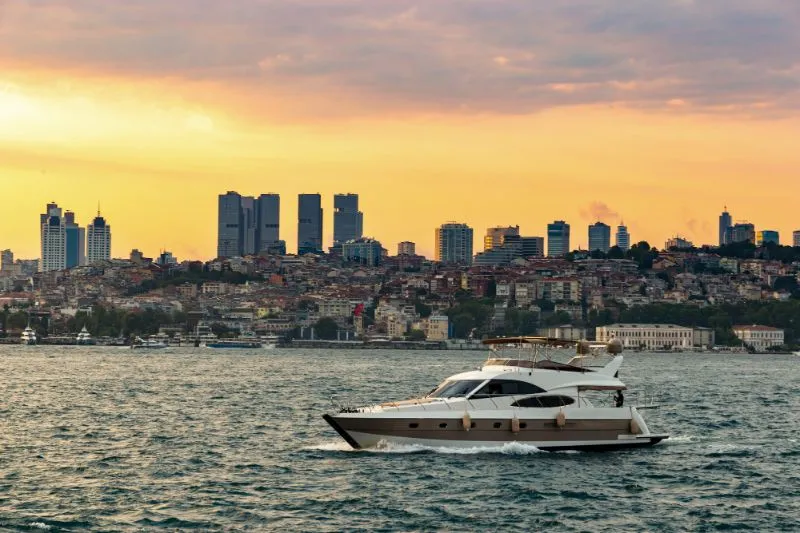 Private Bosphorus cruise is one of the many great things to do for honeymoon in Istanbul