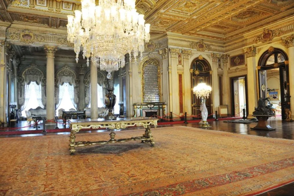Inside Dolmabahçe Palace