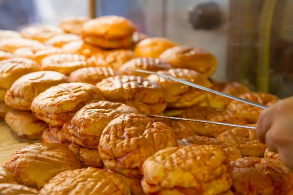 shop selling turkish street food islak burger on the streets