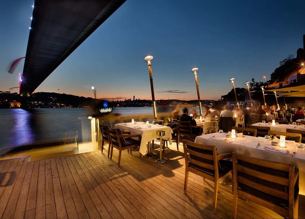 Bosphorus view from Lacivert restaurant