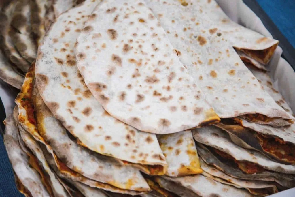 The best lahmacun in Istanbul is usually the one cooked in wood-fire ovens