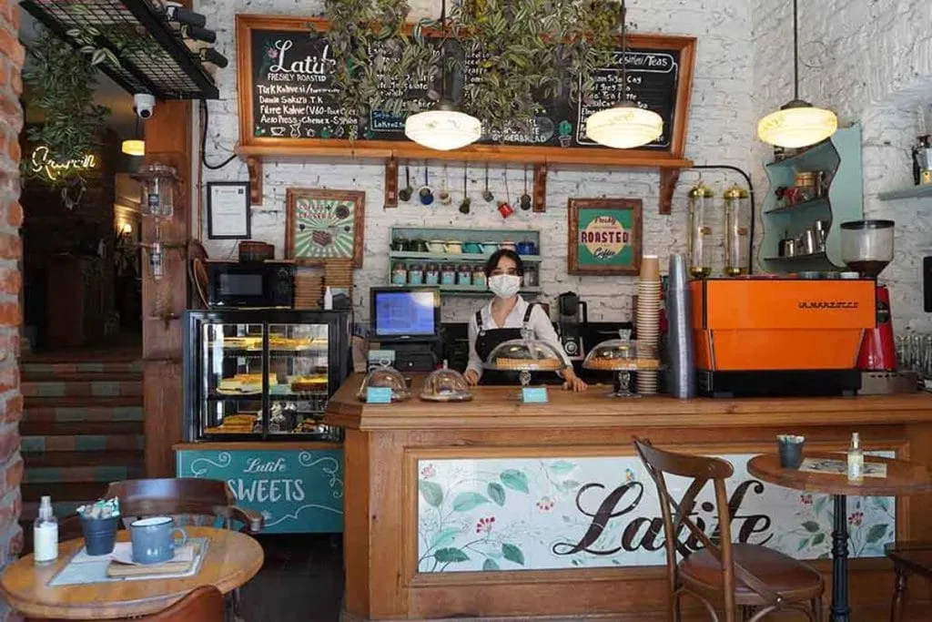 Latife Türk Kahvesi coffee shop in Galata