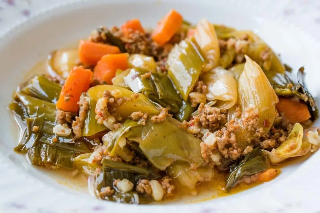 Vegetables and Olive Oil in Turkish Cuisine