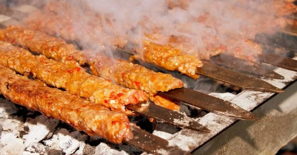 Adana kebab is one of the most popular Turkish kebabs