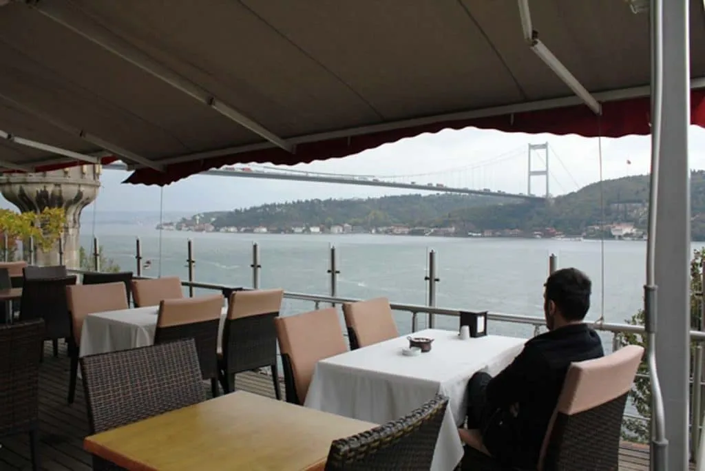 Sade Kahve cafe in Rumelihisarı