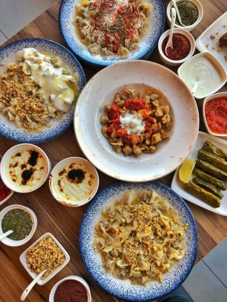 Sinop-style mantı at Sinopia Mantı Evi in Kadıköy, Istanbul