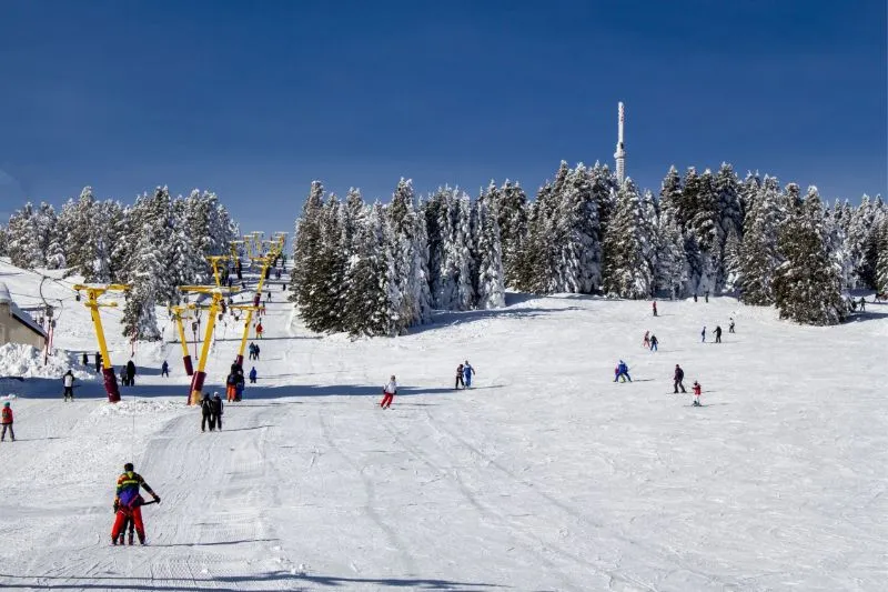 Uludağ ski center near Istanbul